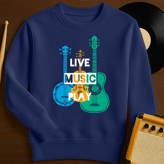 String Trio Crewneck - Navy