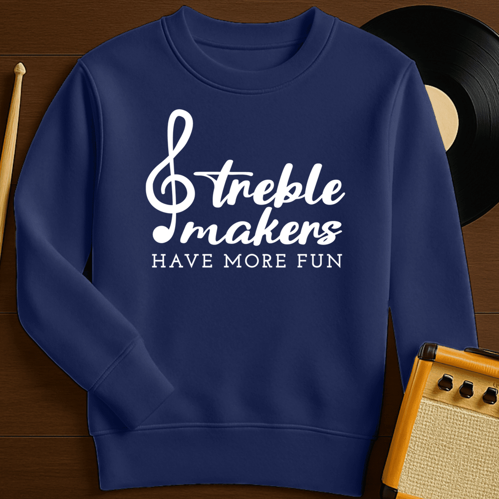 Treble Crewneck - Navy