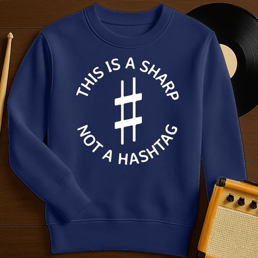 Sharp Crewneck - Navy