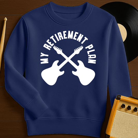 Retirement Plan Crewneck - Navy