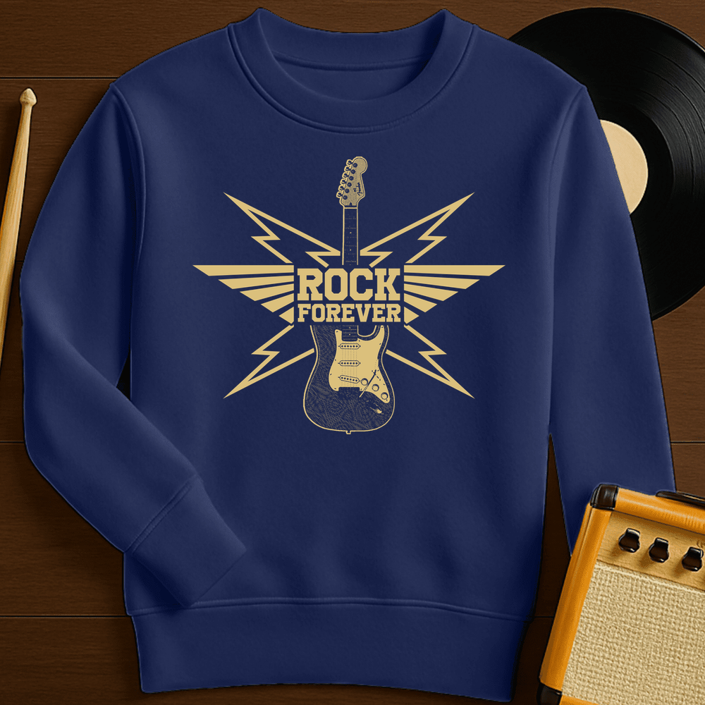 Rock Forever Crewneck - Navy
