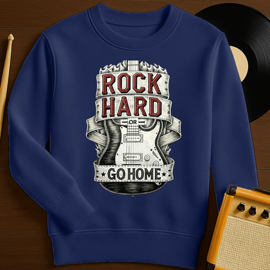 Rock Hard Crewneck - Navy