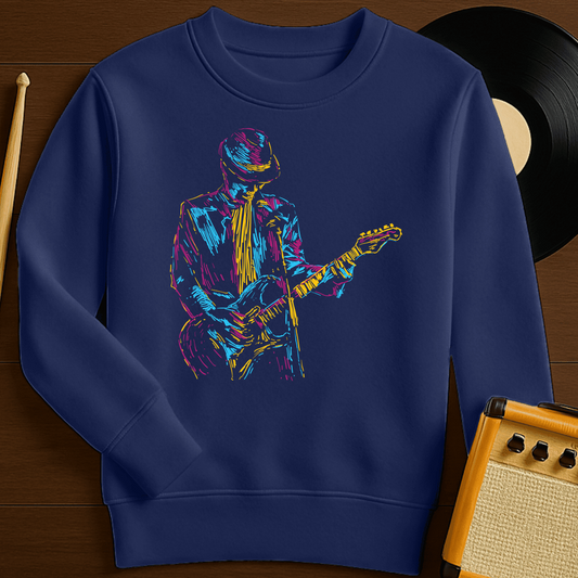 Blues Player Crewneck - Navy