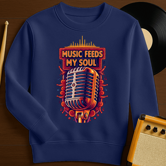 Feeds My Soul Crewneck - Navy