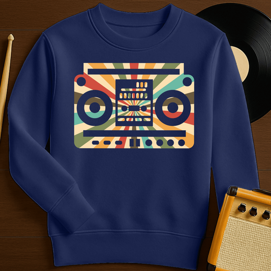 Tape Player Crewneck - Navy
