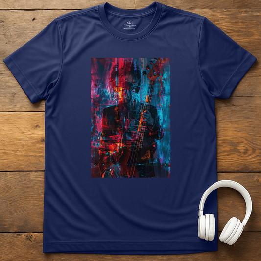 Vibrant Bassist T-Shirt - Navy