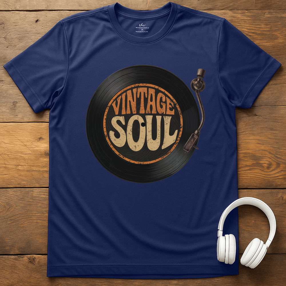 Vintage Soul T-Shirt - Navy