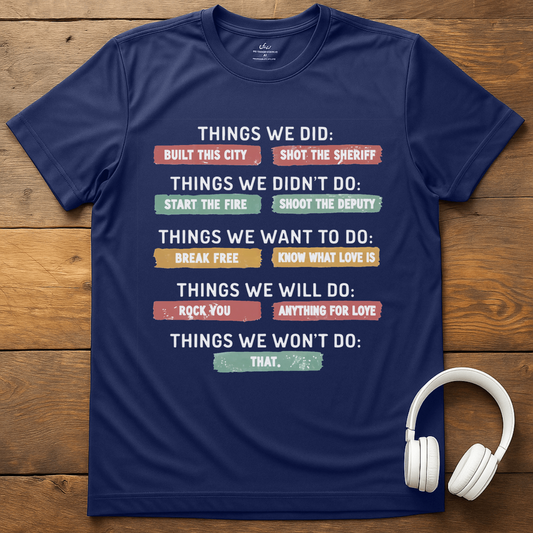 Things We T-Shirt - Navy