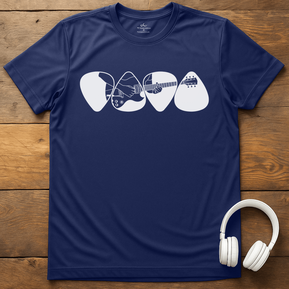 Four Picks T-Shirt - Navy