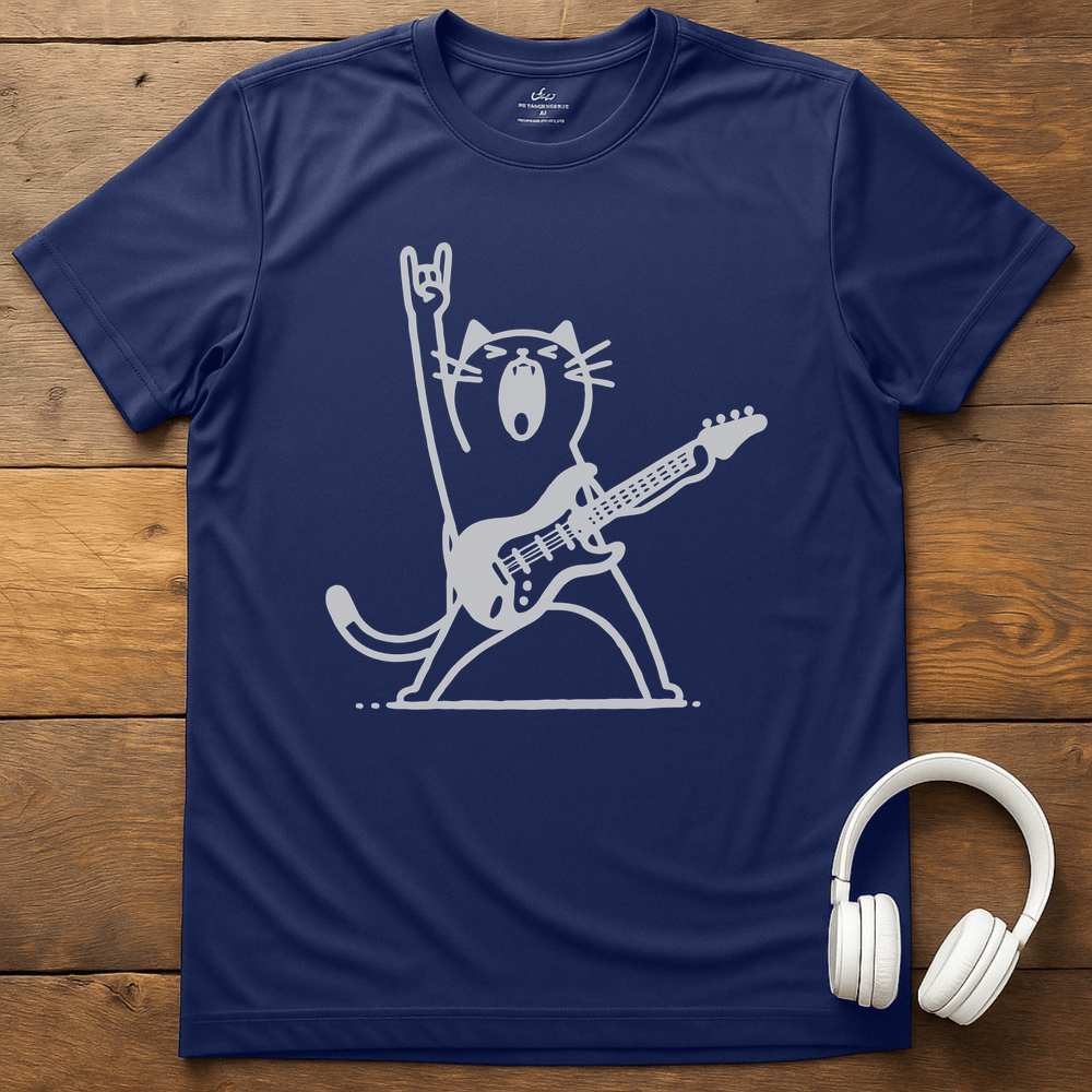Meow T-Shirt - Navy