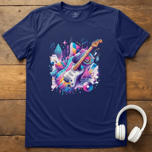 80s Rock T-Shirt - Navy