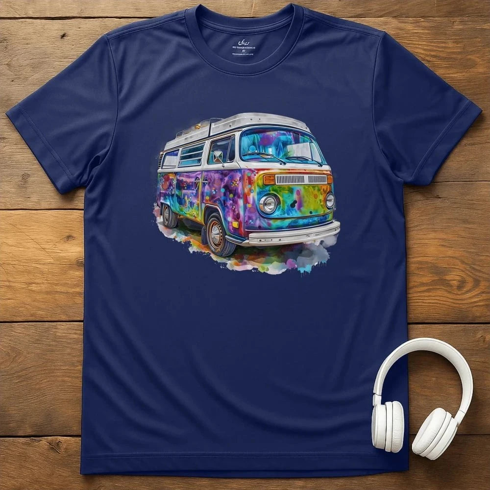 Music Bus T-Shirt - Navy
