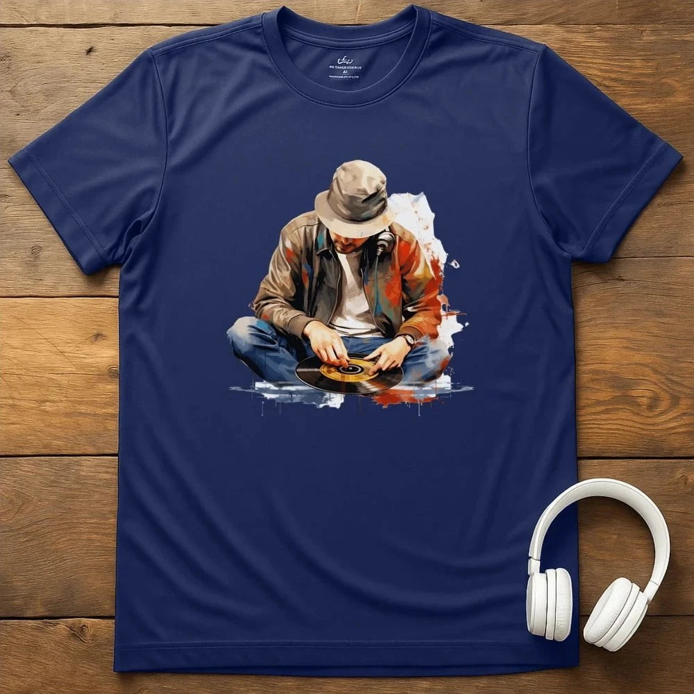 Ode To The DJ T-Shirt - Navy