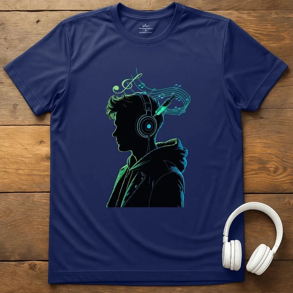 Music Is My Drug T-Shirt - Navy
