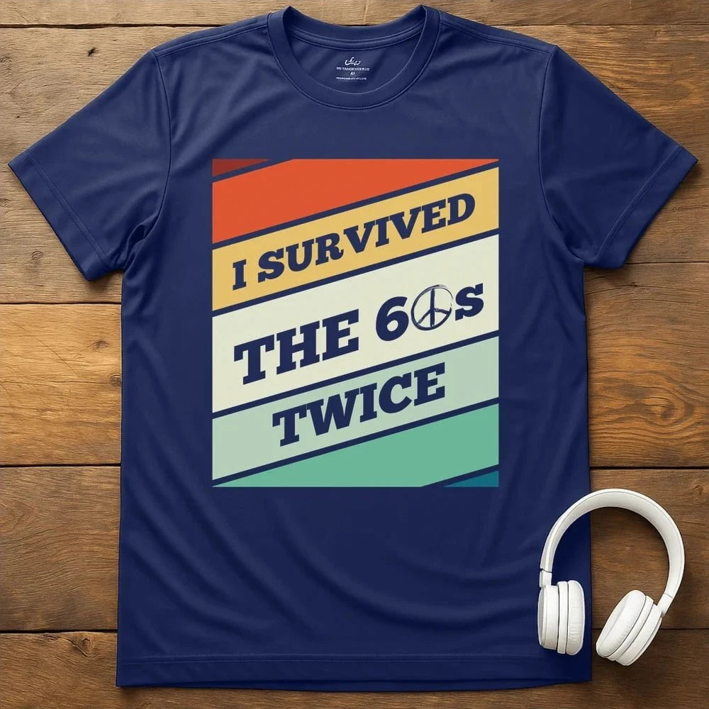 I Survived T-Shirt - Navy