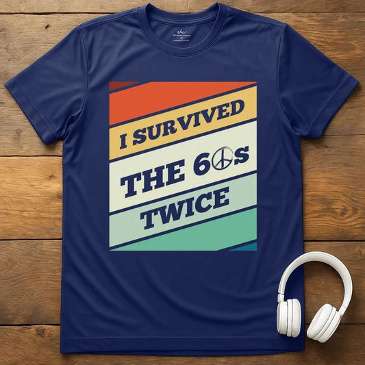 I Survived T-Shirt - Navy