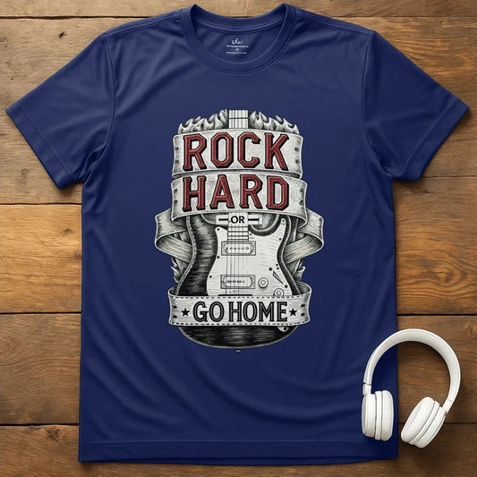 Rock Hard T-Shirt - Navy