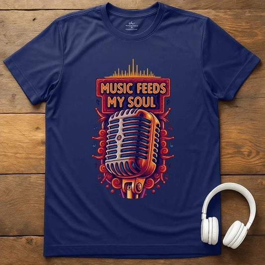 Feeds My Soul T-Shirt - Navy
