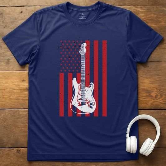 Flag Rocker T-Shirt - Navy
