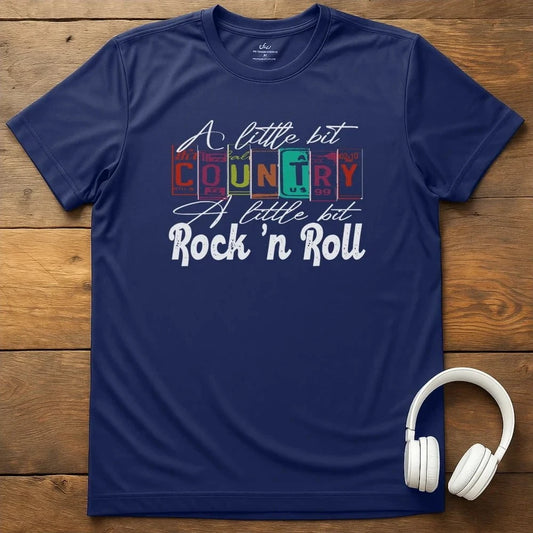 Little Bit Rock T-Shirt - Navy