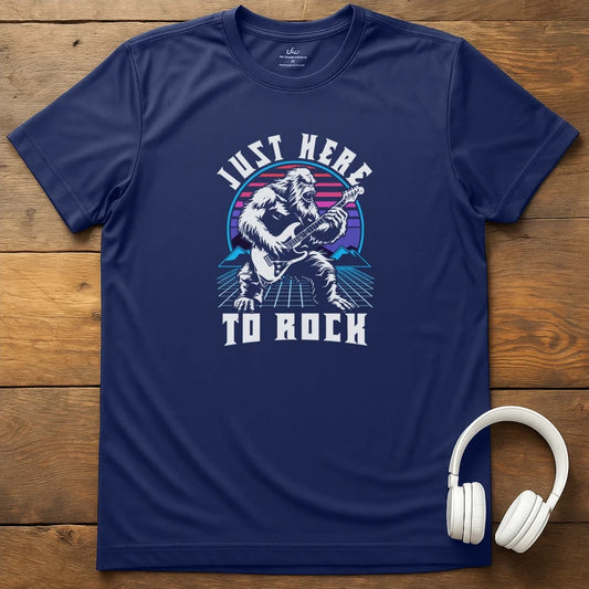 Yeti Guitar T-Shirt - Navy