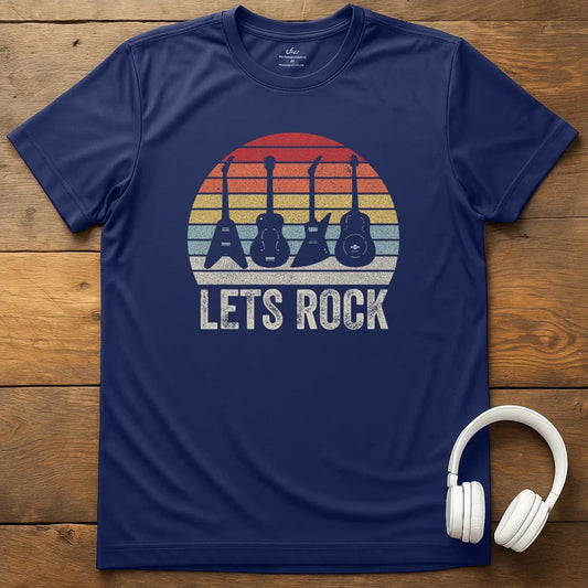 Lets Rock T-Shirt - Navy