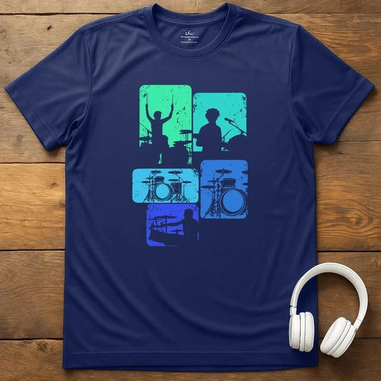 Drummer Love T-Shirt - Navy