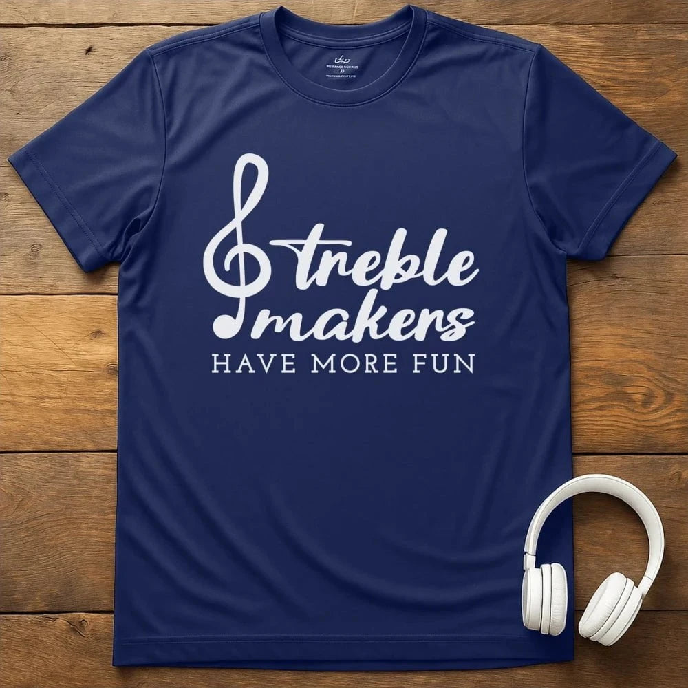 Treble T-Shirt - Navy