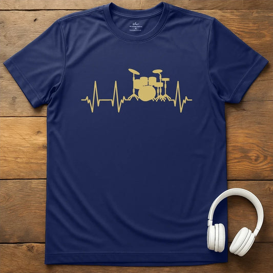 Drum Beat T-Shirt - Navy