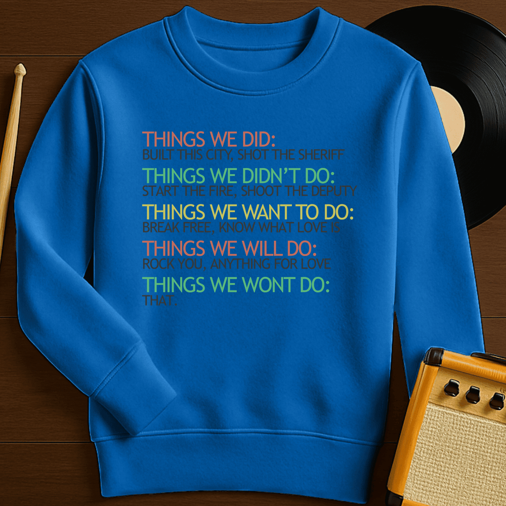 Things Crewneck - Royal