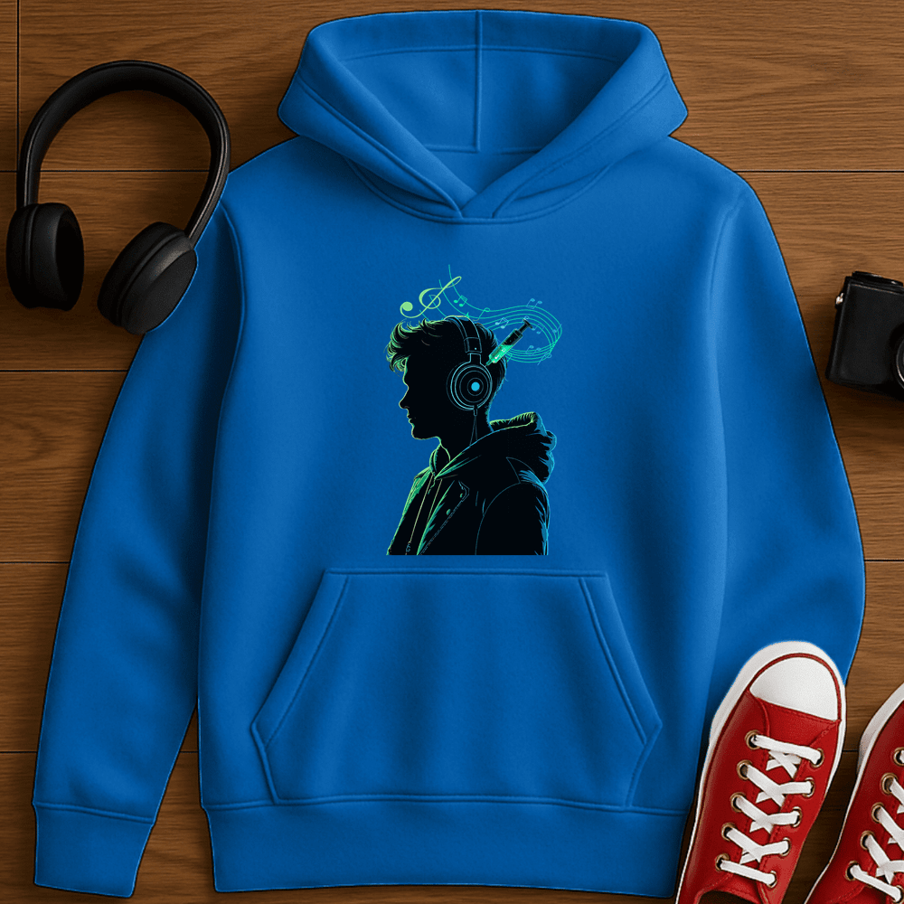 Music Is My Drug Hoodie - Royal