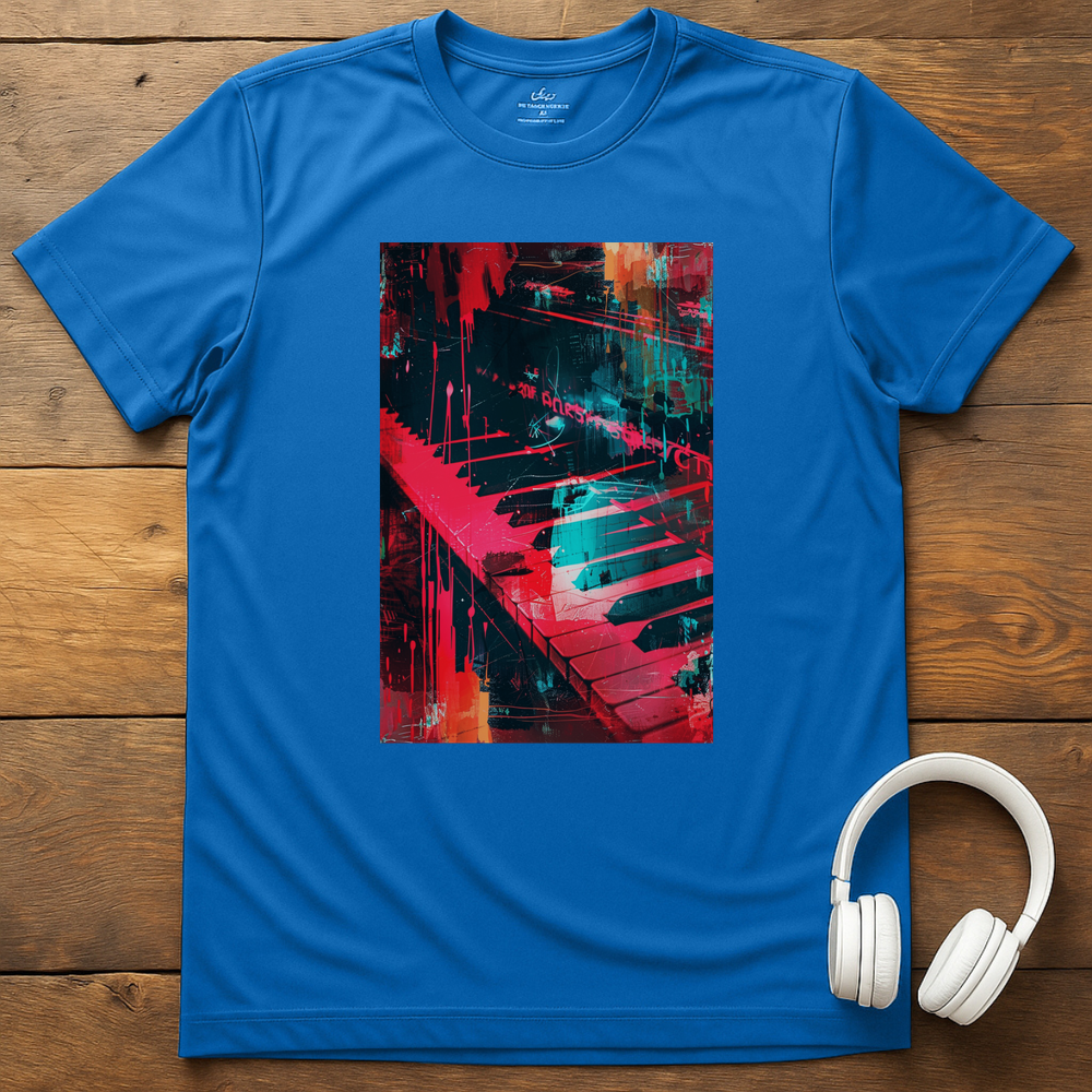 Vibrant Keys T-Shirt - Royal