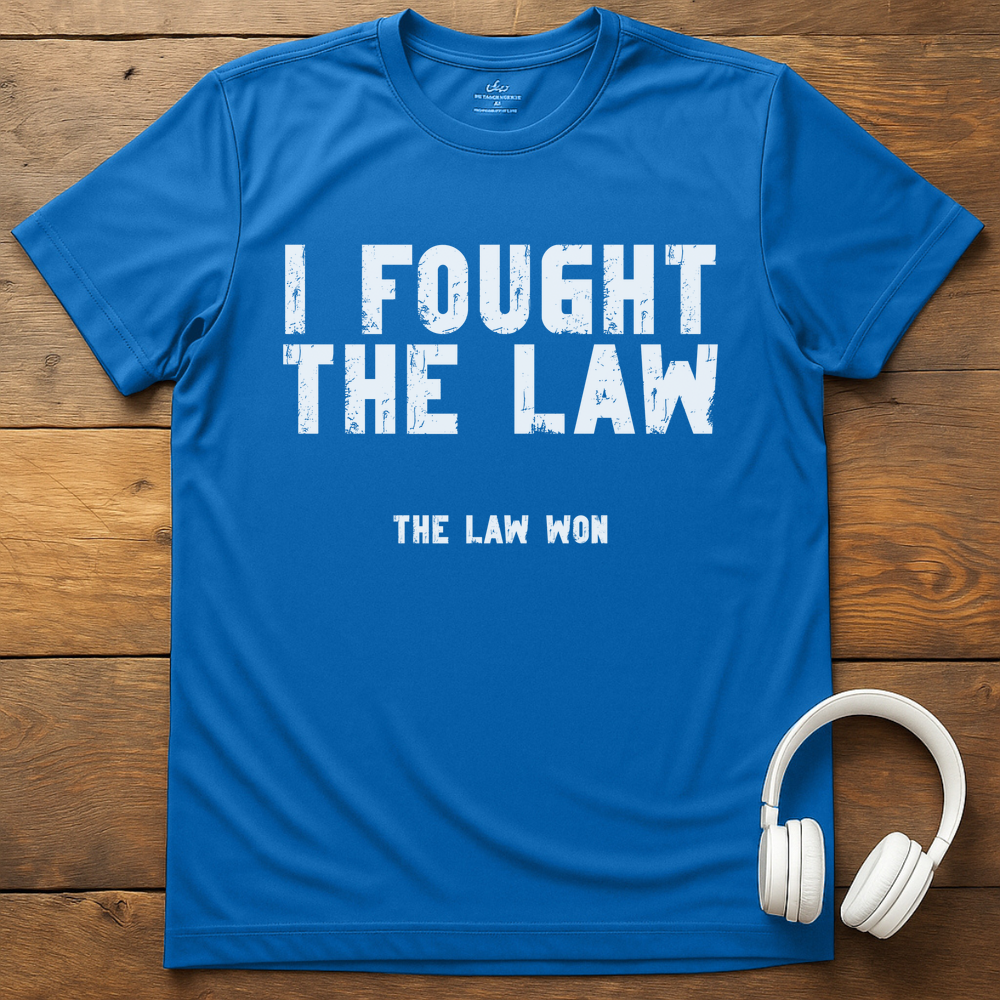Fought The Law T-Shirt - Royal