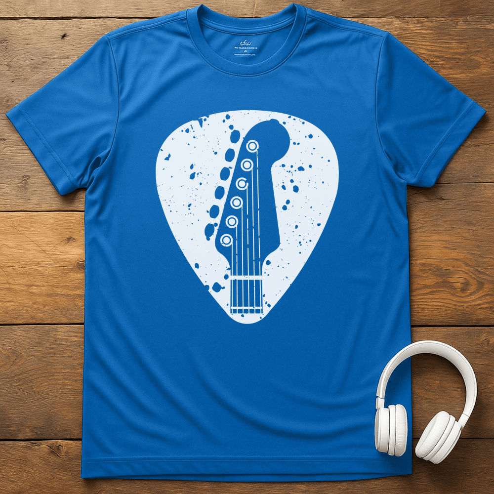 Guitar Pick T-Shirt - Royal