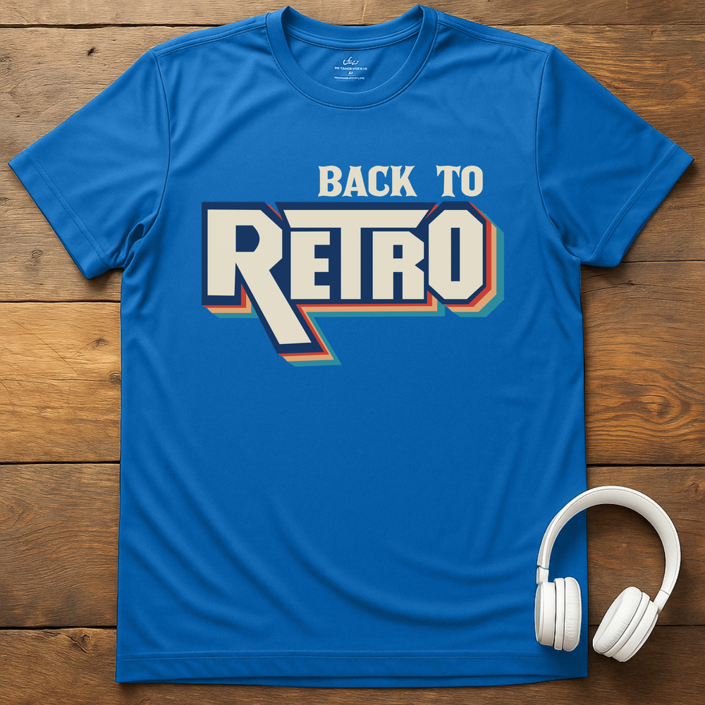 Back To Retro T-Shirt - Royal