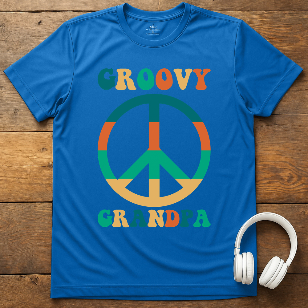 Groovy Grandpa T-Shirt - Royal