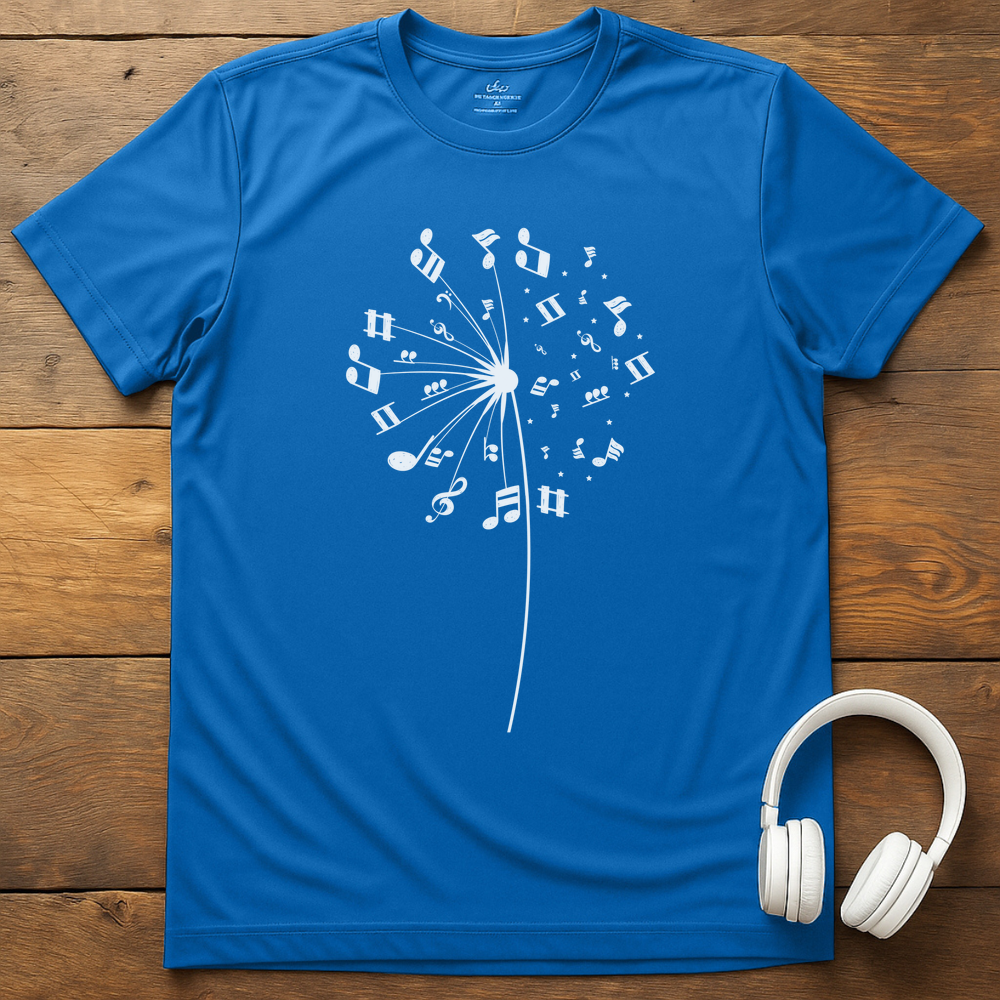 Fly Away Notes T-Shirt - Royal