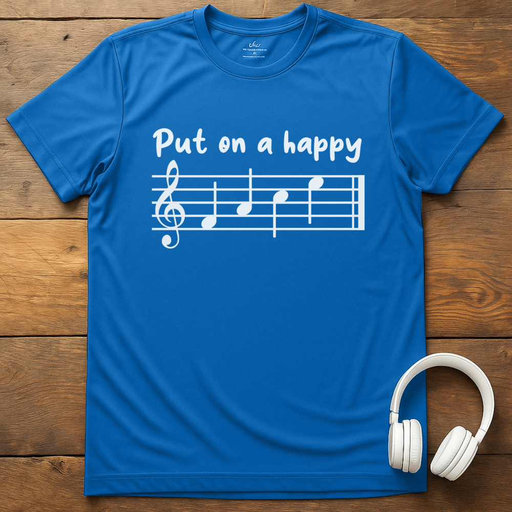 Happy Face T-Shirt - Royal