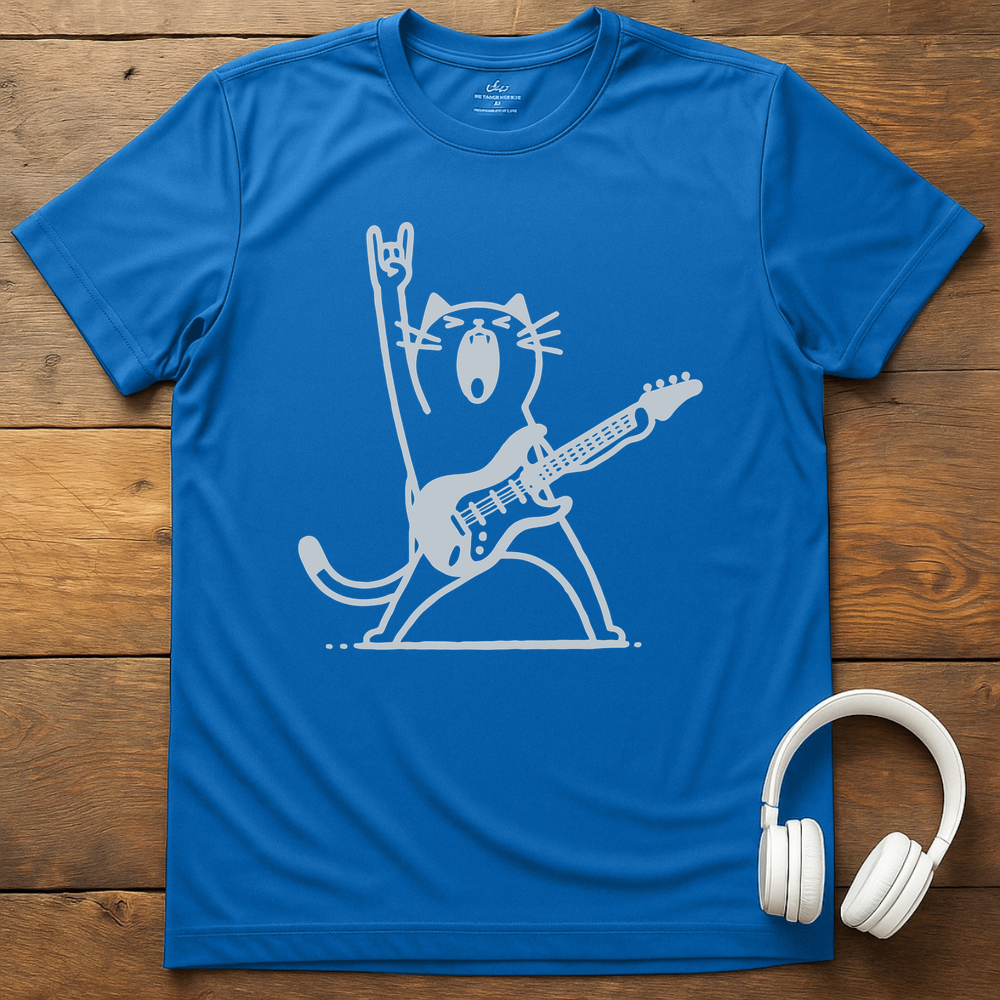 Meow T-Shirt - Royal