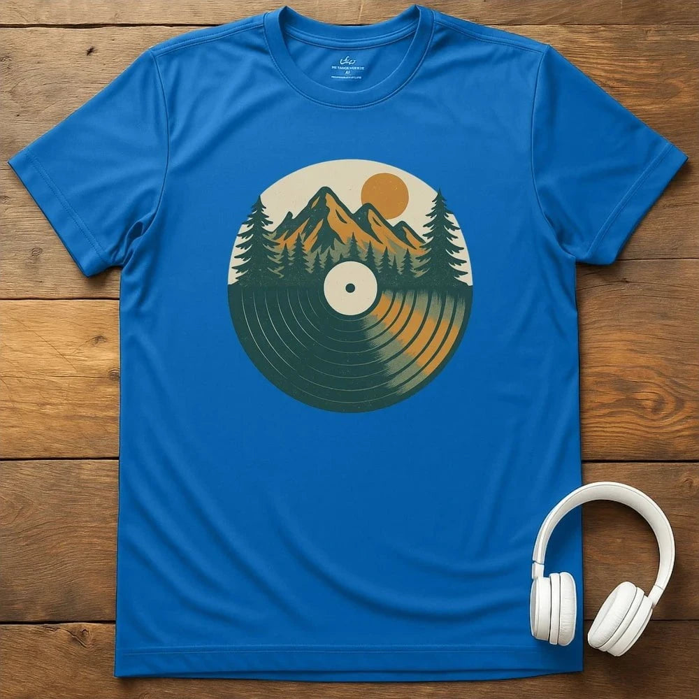 Nature Record T-Shirt - Royal