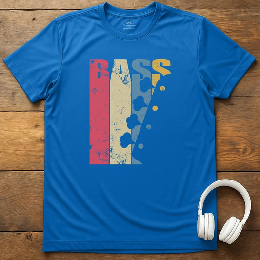 Vintage Bass T-Shirt - Royal