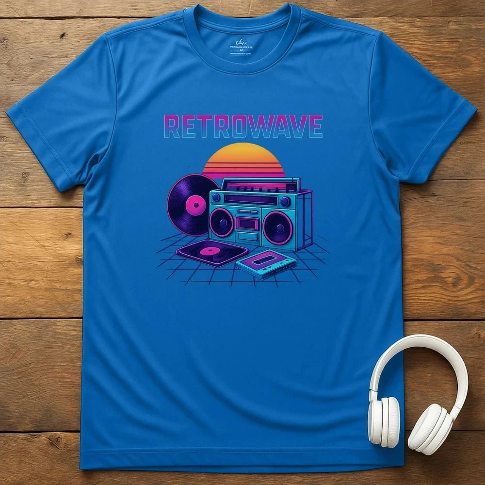 Retrowave T-Shirt - Royal