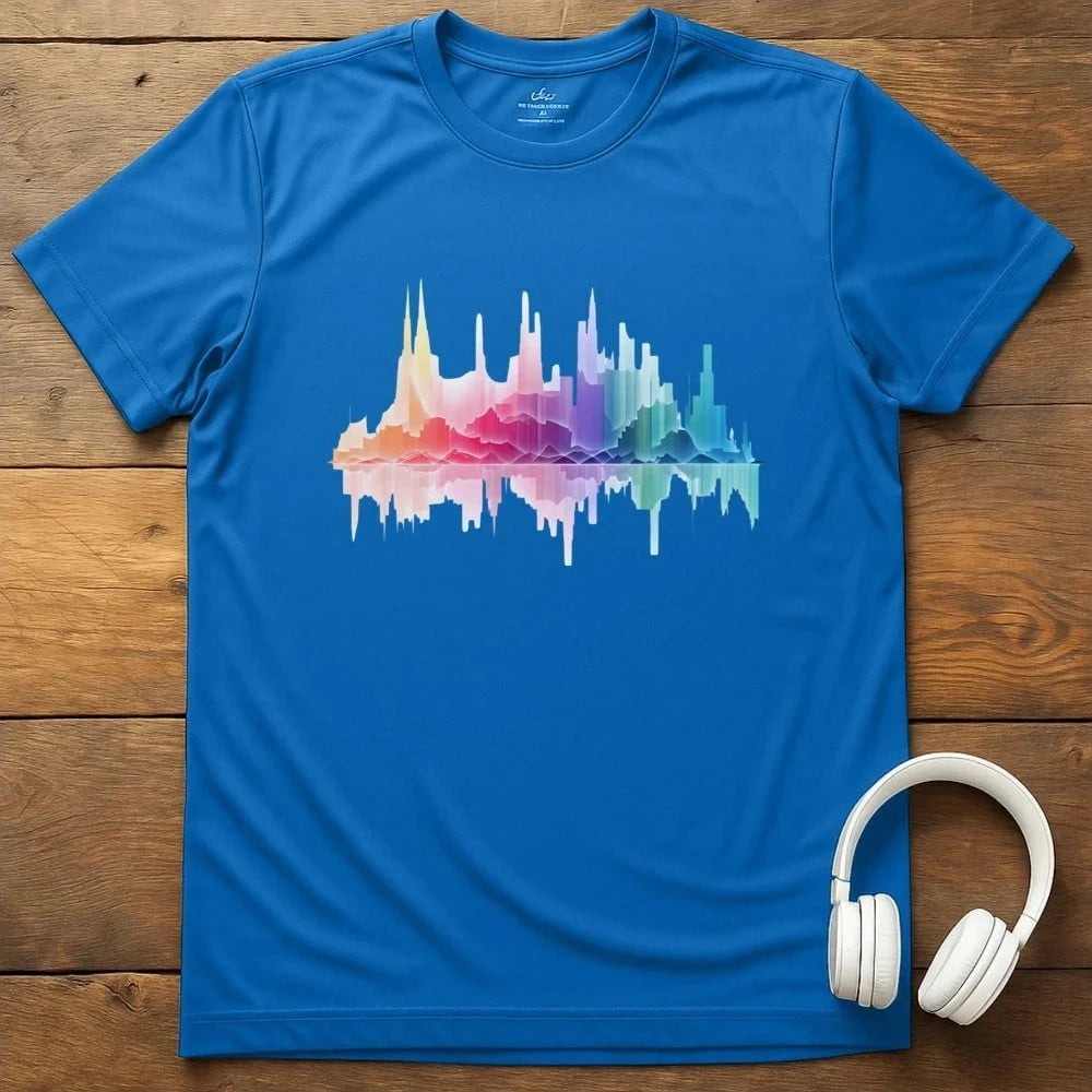 City Soundwave T-Shirt - Royal