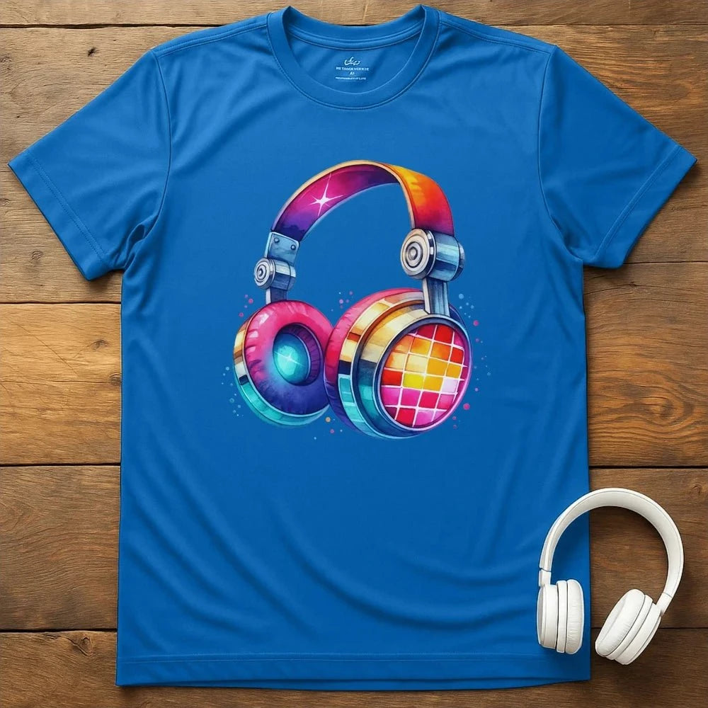 Headphone Colors T-Shirt - Royal