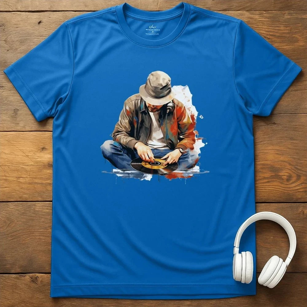 Ode To The DJ T-Shirt - Royal