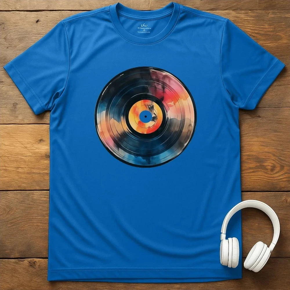 Pastel Record T-Shirt - Royal