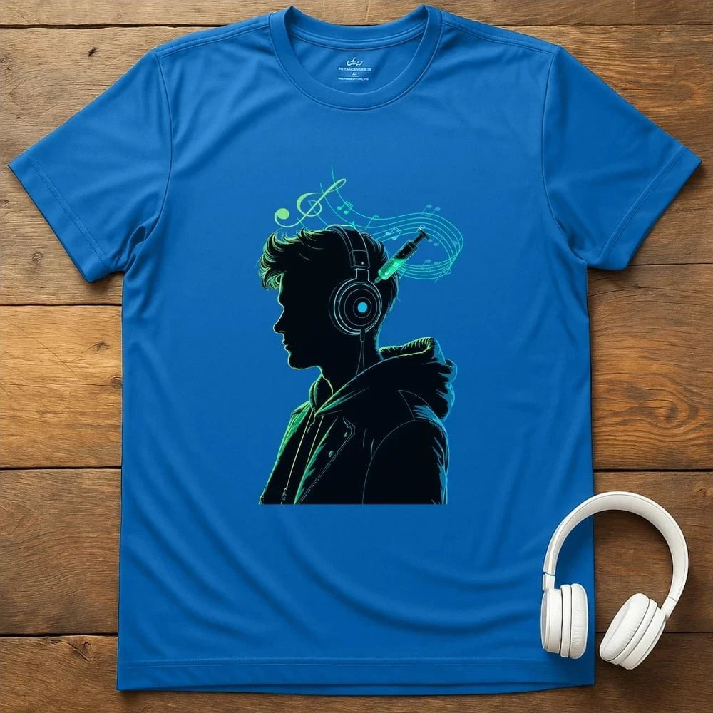 Music Is My Drug T-Shirt - Royal