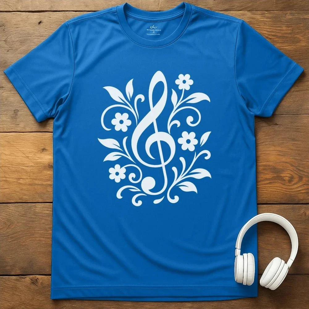 Treble Clef T-Shirt - Royal