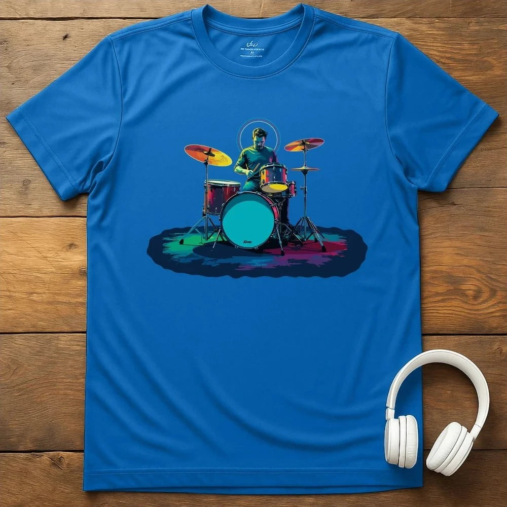 Drummer Halo T-Shirt - Royal