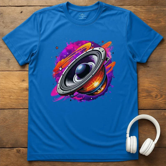 Planetary Speaker T-Shirt - Royal